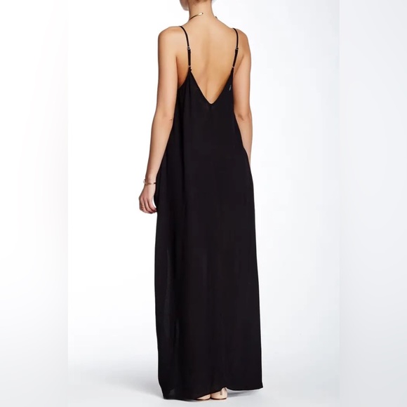 lovestitch Dresses Lovestitch Gauze Maxi Dress Black Poshmark